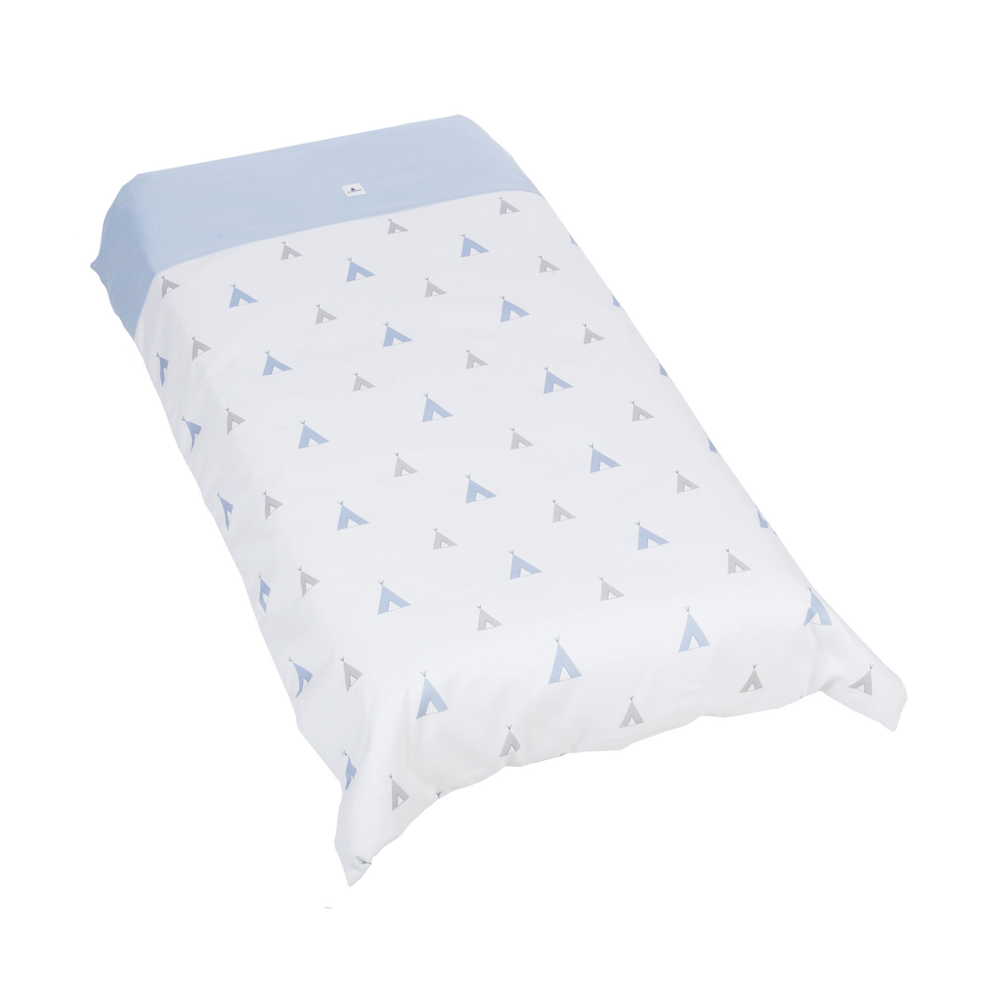 Blue and white Cot duvets