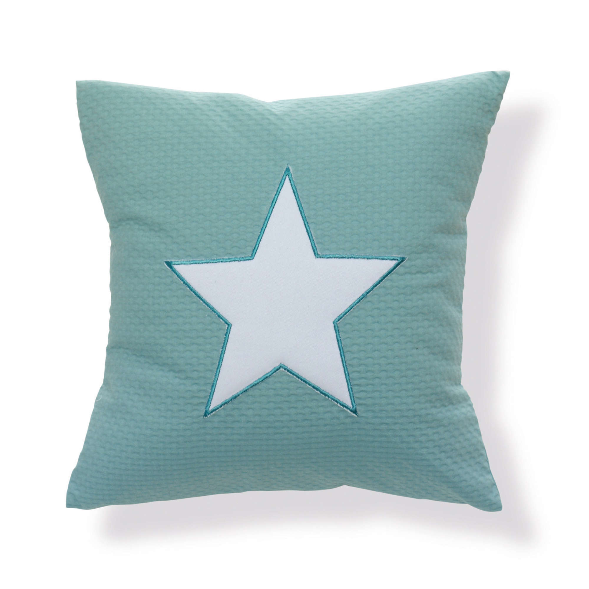 Decorative cushions for baby rooms aquamarine