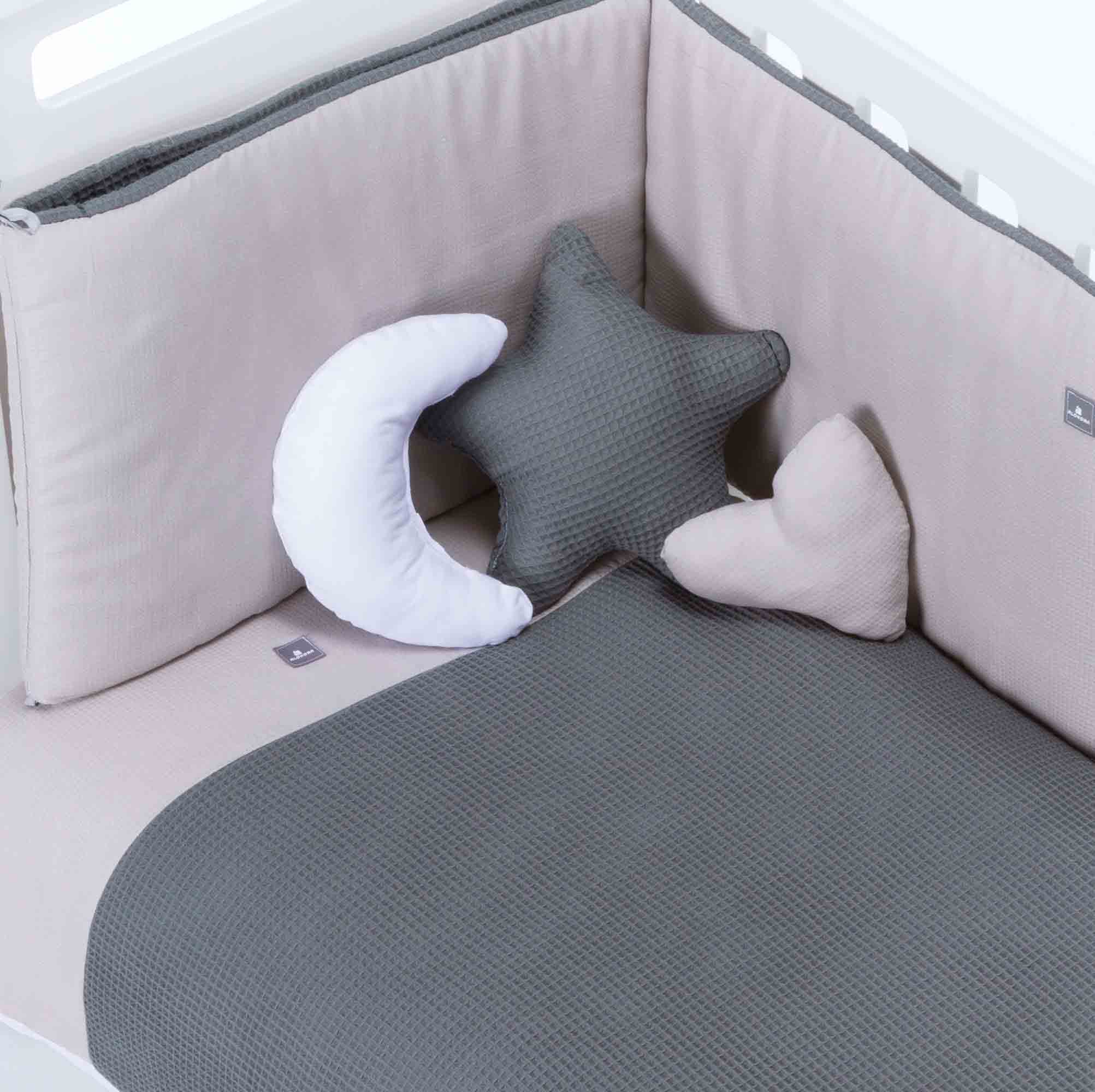 Nórdico cama Montessori 90x200cm gris