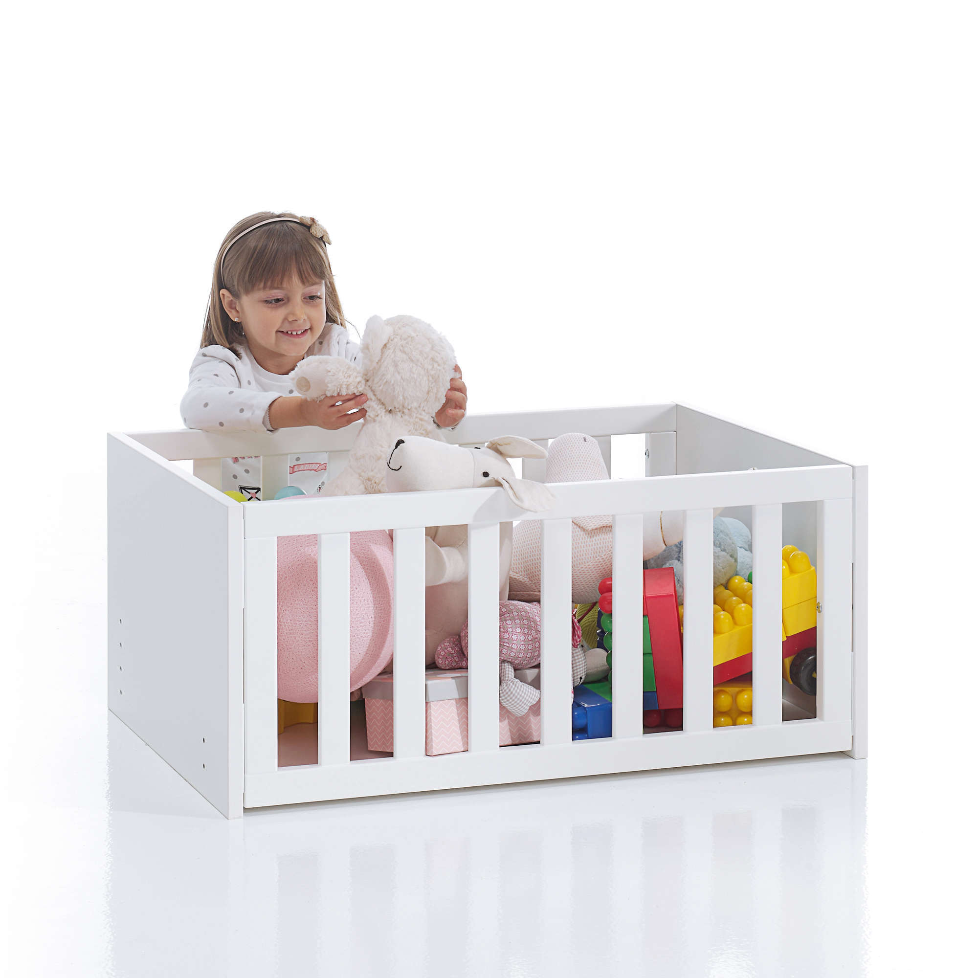 Co-sleeping crib Equo 5in1 Alondra stage toy box