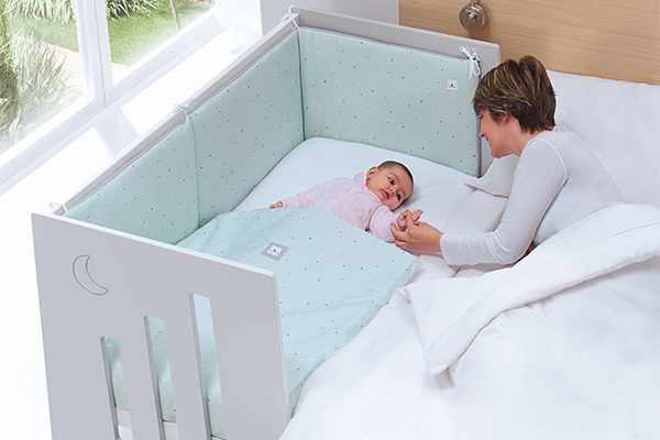 Removable railing for co-sleeping