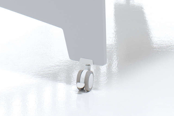 Wheels with brakes for Omni co-sleeping cot