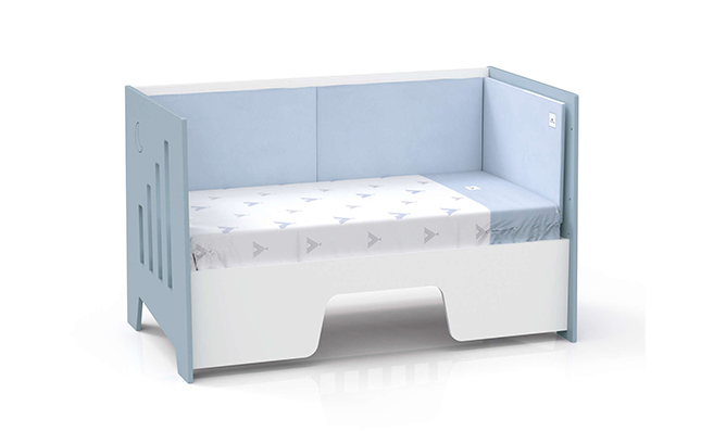 Montessori bed 70x140cm in white