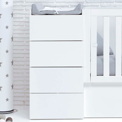 Changing table convertible crib Just Even