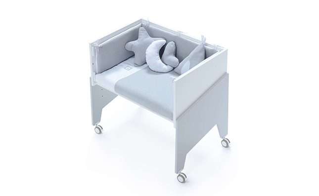 Sidecar crib of 50x80cm for co-sleeping